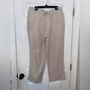 Cubavera linen blend pants. Size L